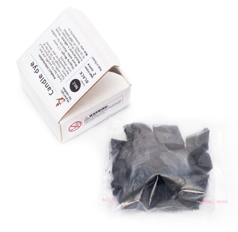 Candle Shop Black Candle Dye 2oz for Soy Candle Making â€“ Candle Shop Premium Color Dye Blocks for Soy Wax, Beeswax, Paraffin - Candle Wax Dyes - Image 4